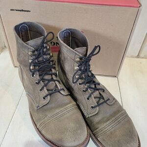 Rare Red Wing 8087 Slate Muleskinner Iron Rangers